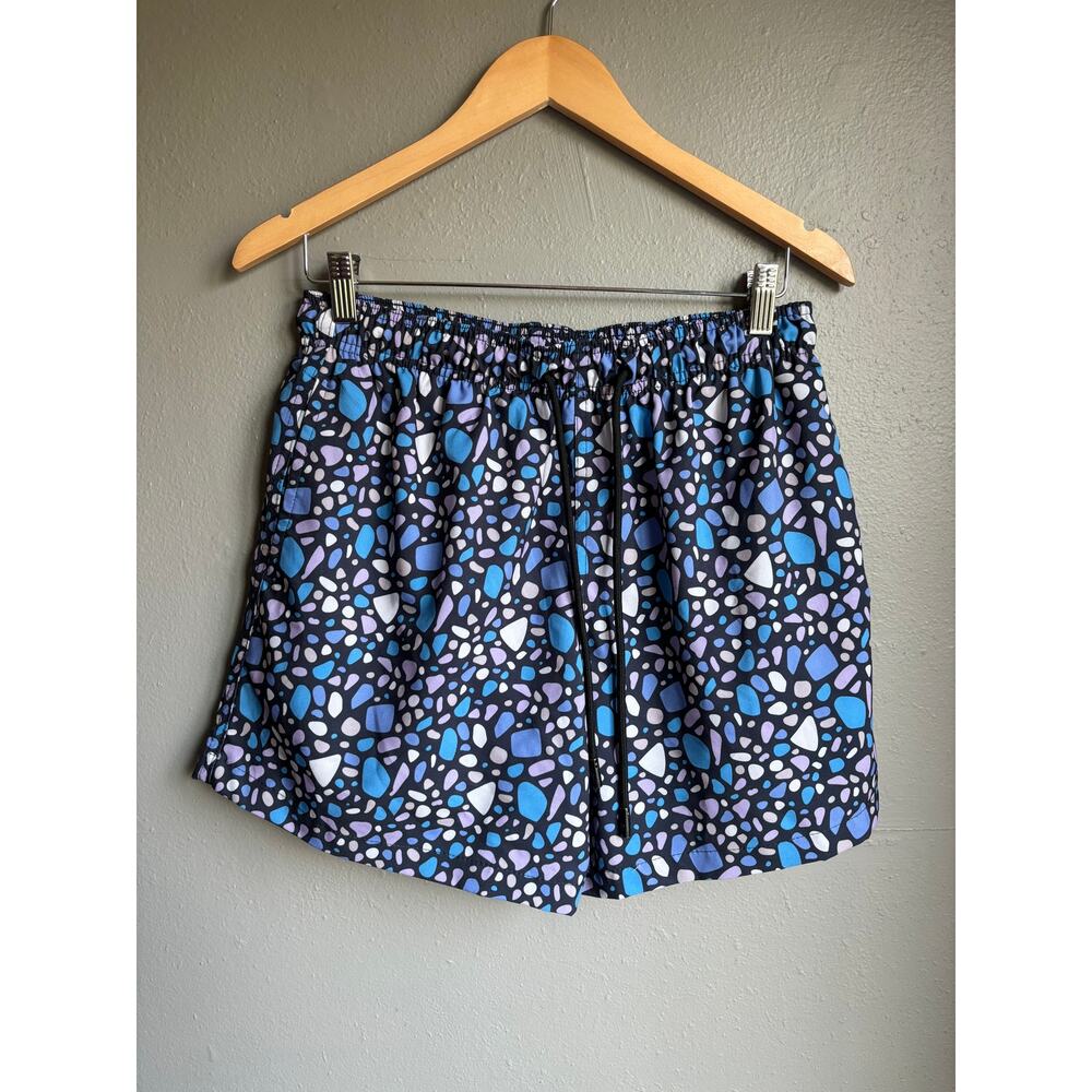 Kour Mens Printed Shorts Elastic Waist‎ Drawstring Lightweight Multicolor Size M